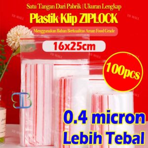 Plastik klip 16x25cm isi 100pcs